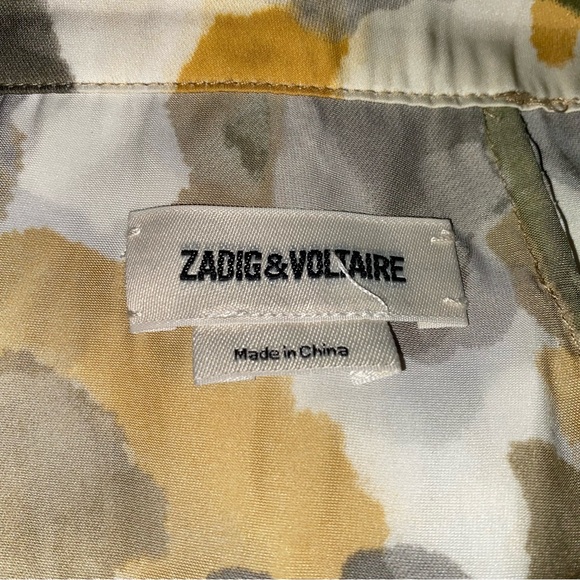 Zadig & Voltaire Hi Low Skirt Floral Print Skirt - Picture 5 of 5